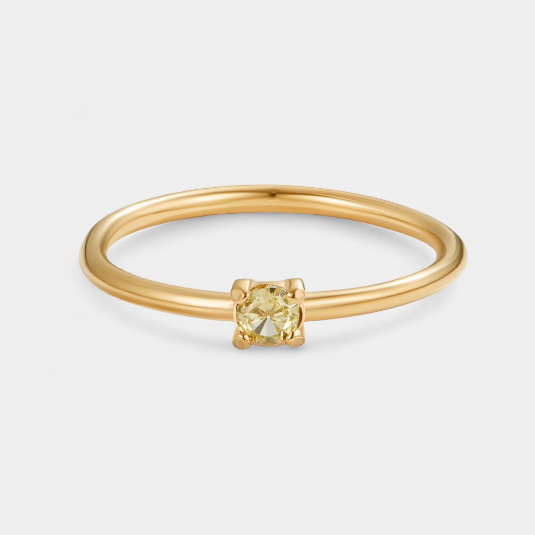 Iphigenia Gold Birthstone Rings Collection For Women
