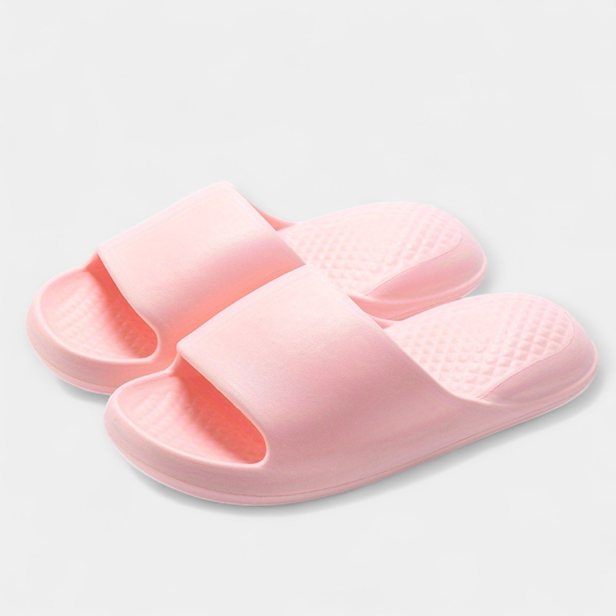 Open Toe Slip On House Slippers For Home Comfort All Day