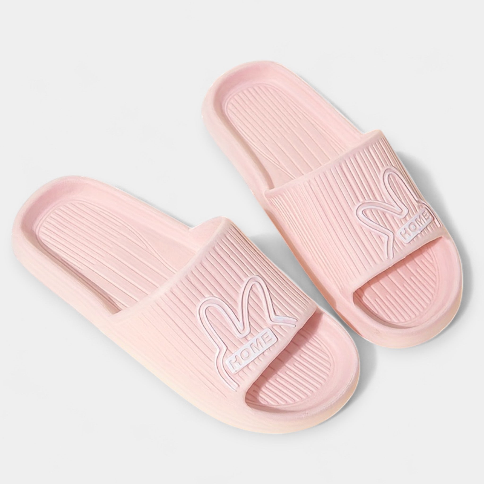 Ladies Cartoon Design Open Toe Slippers Quick Dry Anti Slip