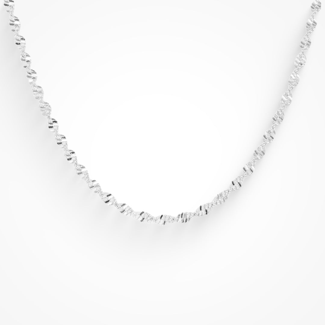 Twisted Double Necklace For Layering And Everyday Wear