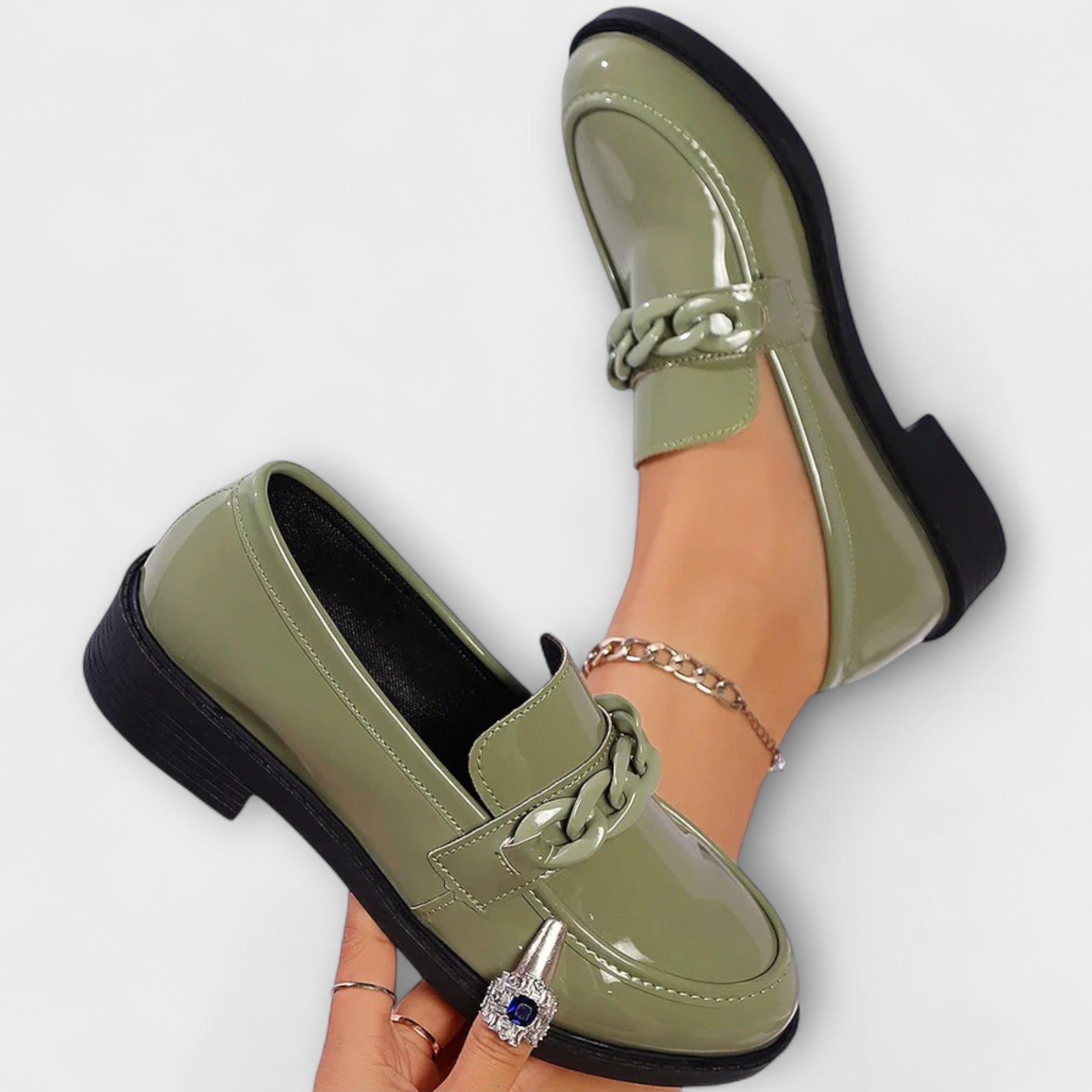 Lumi Round Toe Casual Loafers For Everyday Comfort Trendy