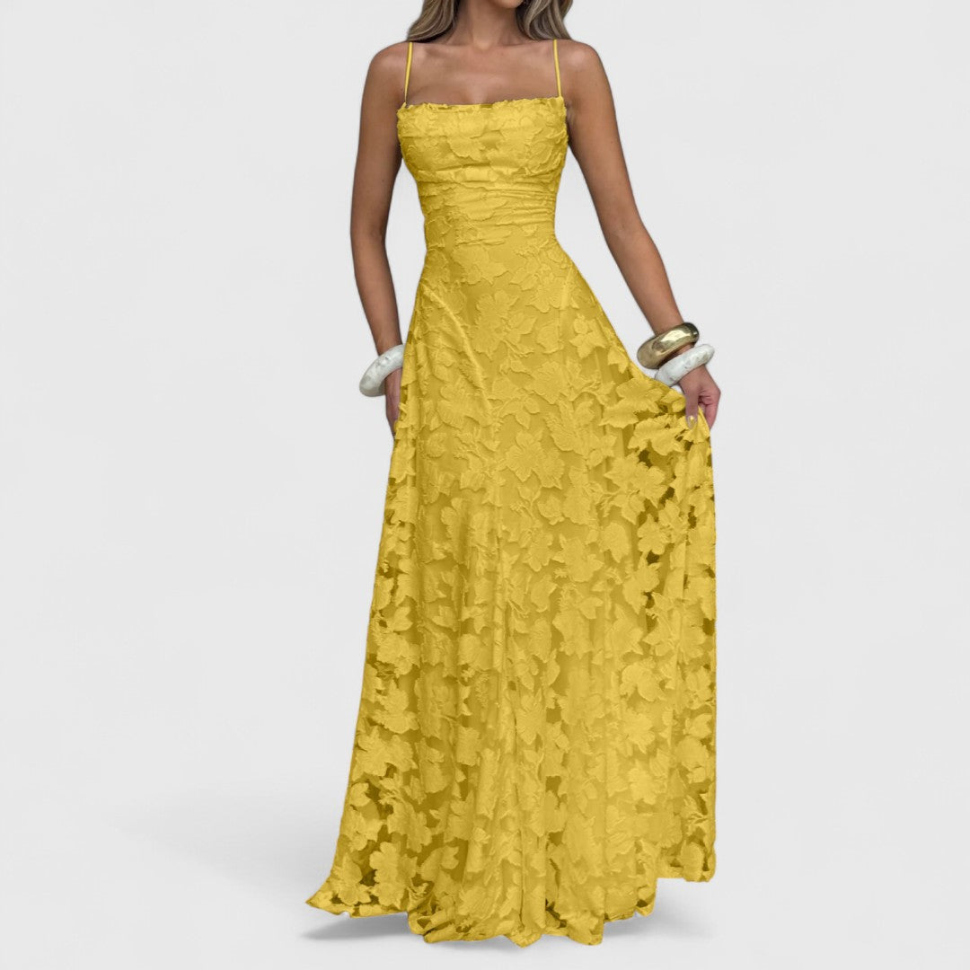 Afroxylia Lace Corseted Evening Dress Timeless Elegance