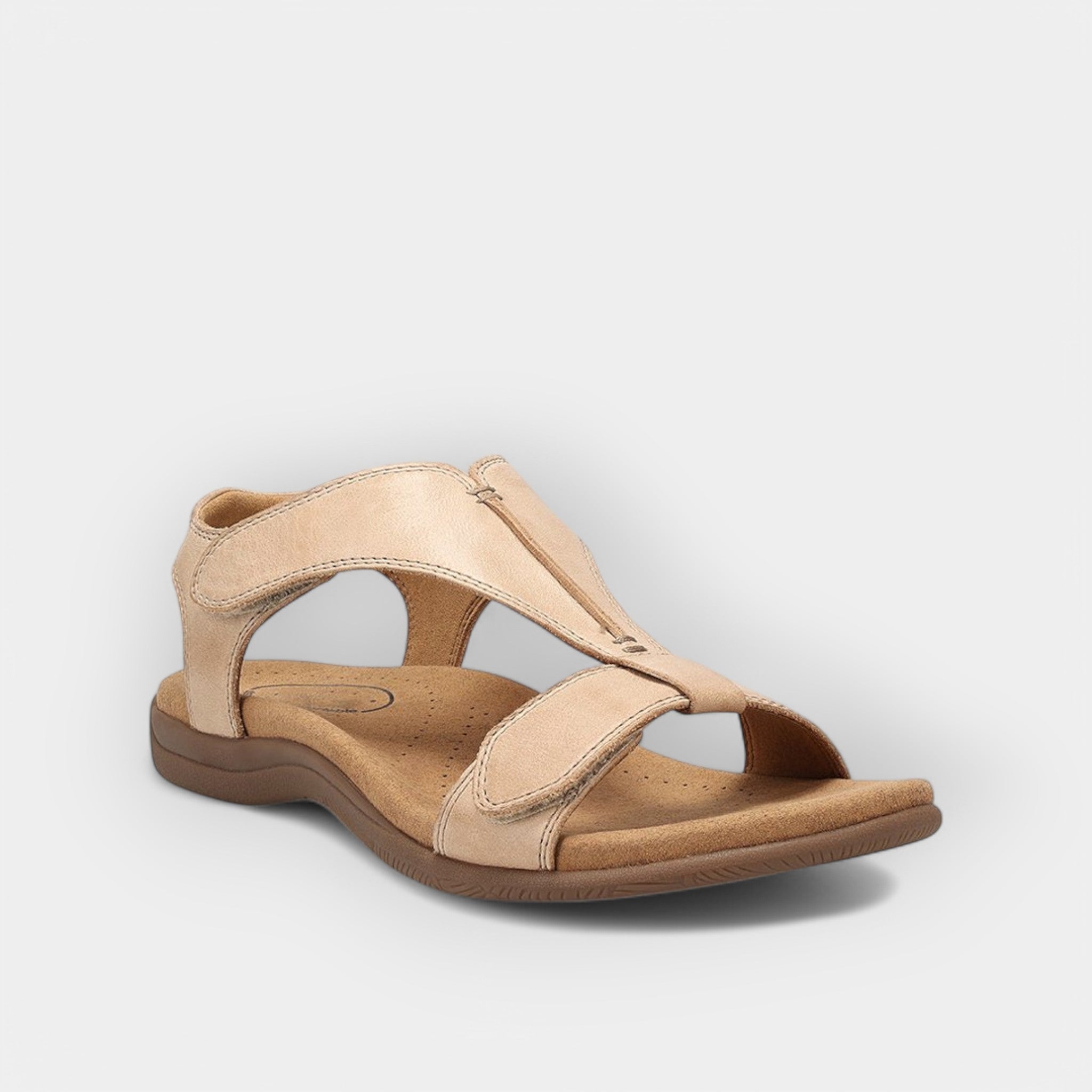 Leather Sandals With Ergonomic Comfort For All Day Wear