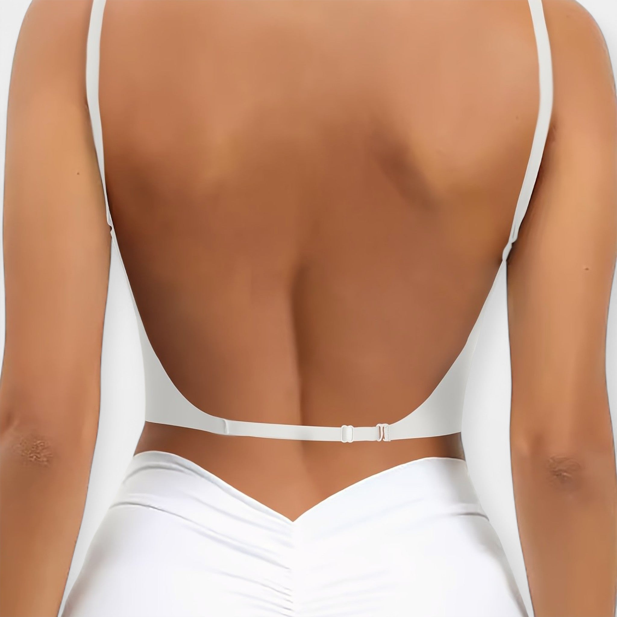 Ladies Sexy Push Up Seamless Wireless Bra Open Back