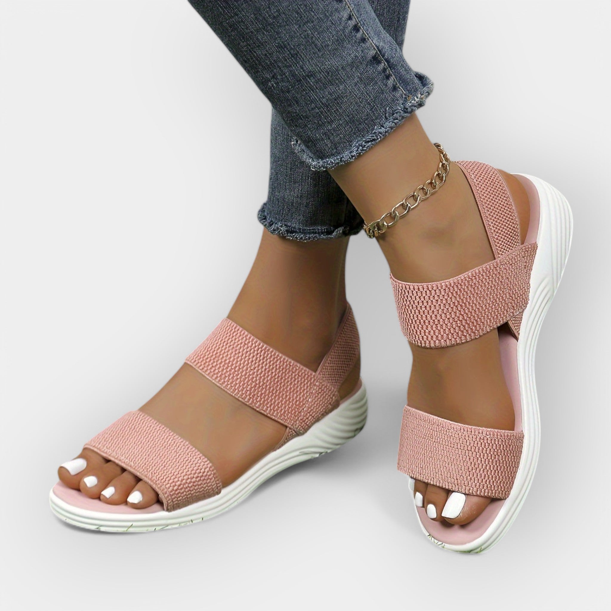 Flexible Comfort Sandals With Ergonomic Sole For Summer