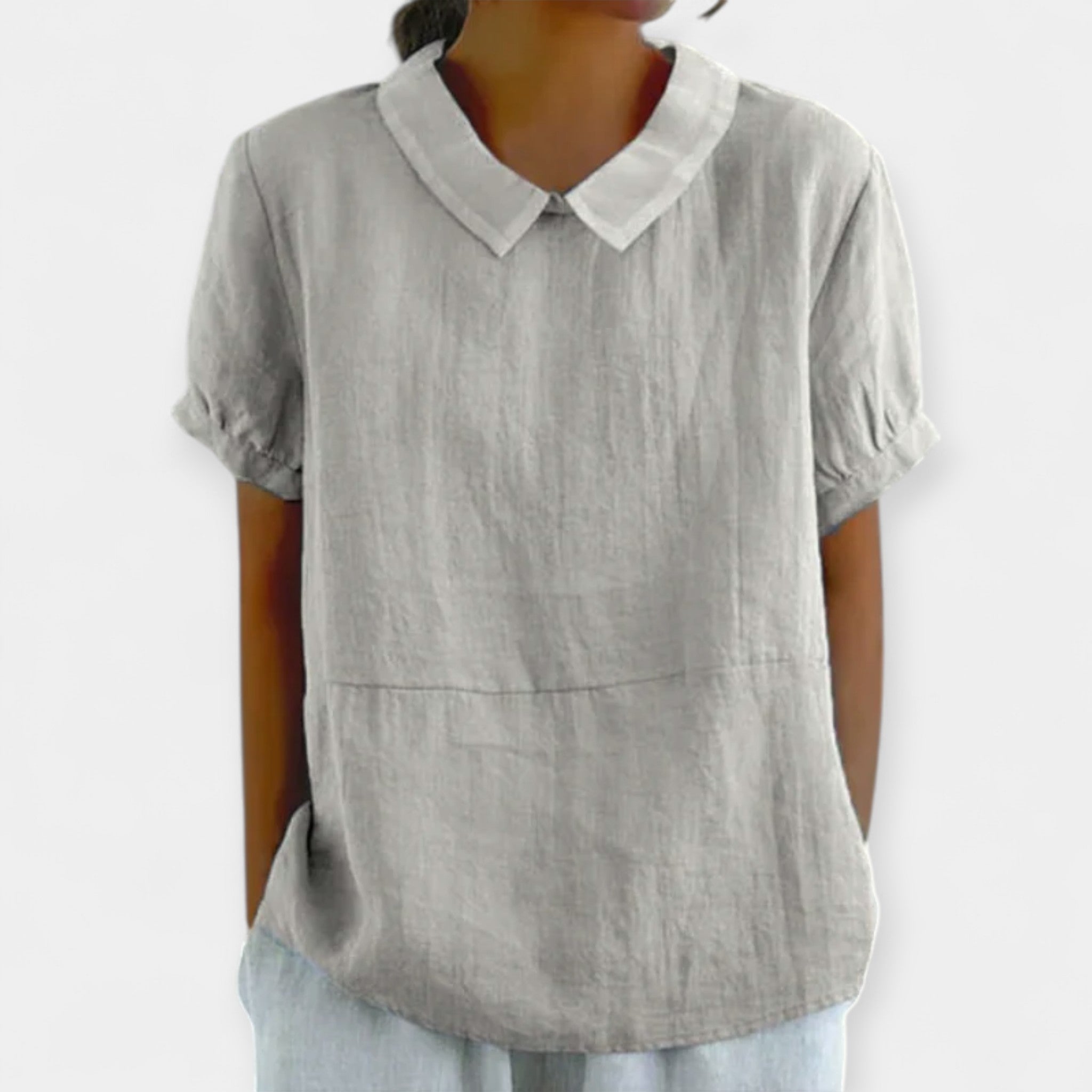 Cotton Collar Blouse For Elegant Everyday Wear Collection