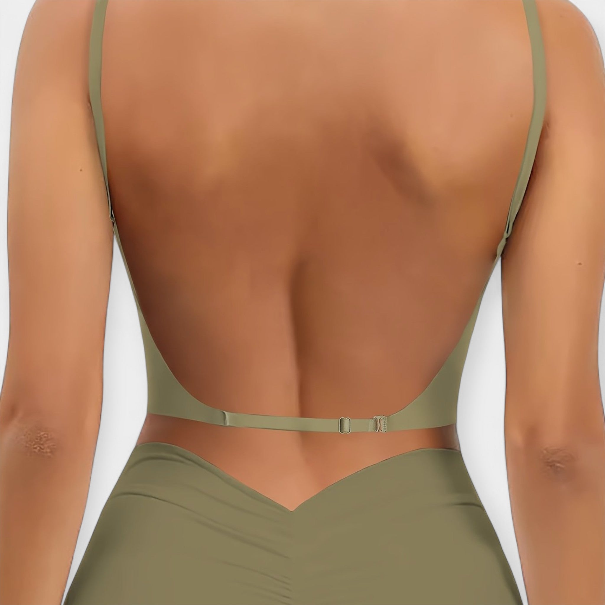 Ladies Sexy Push Up Seamless Wireless Bra Open Back