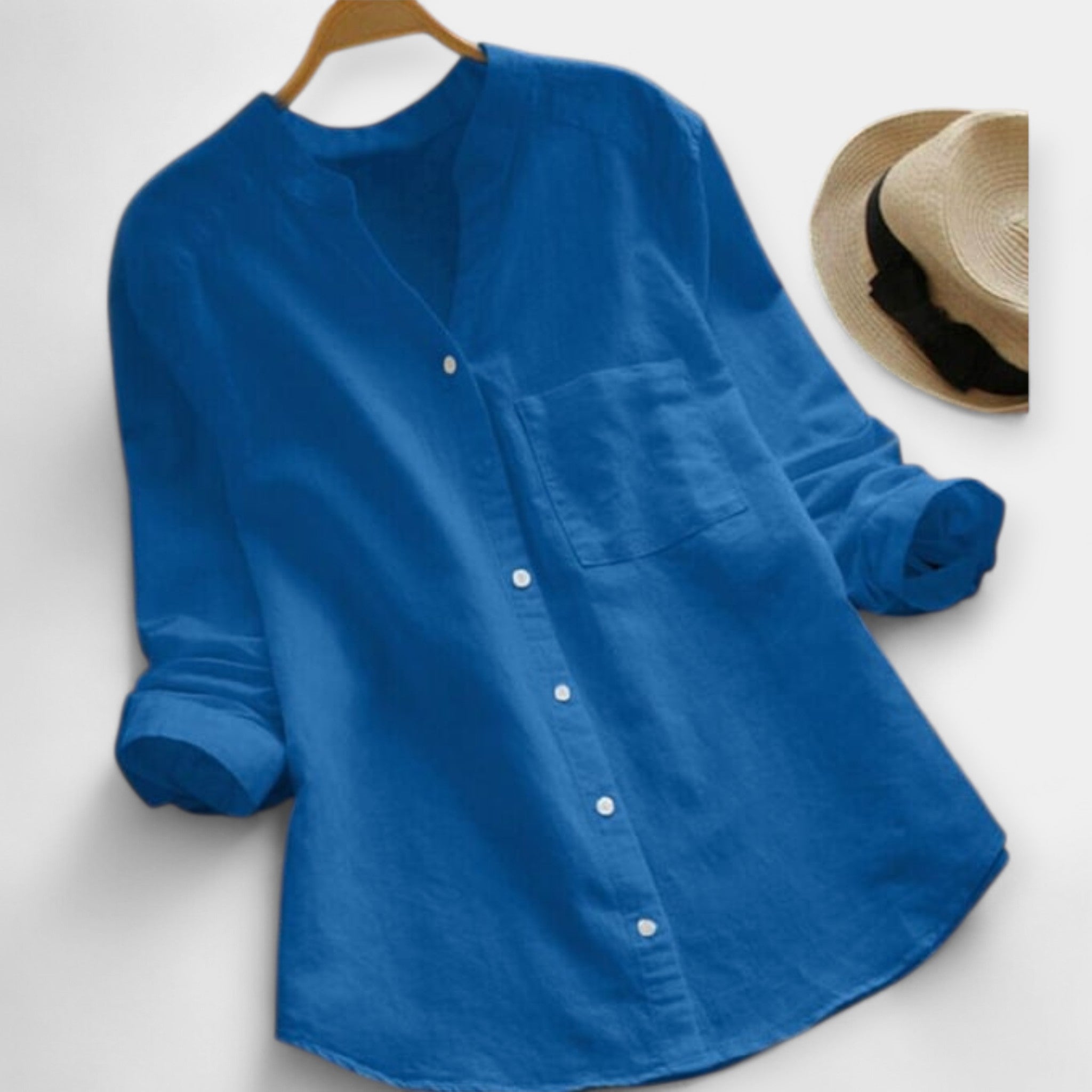 Relaxed Fit Linen Cotton Shirt For Everyday Casual Style