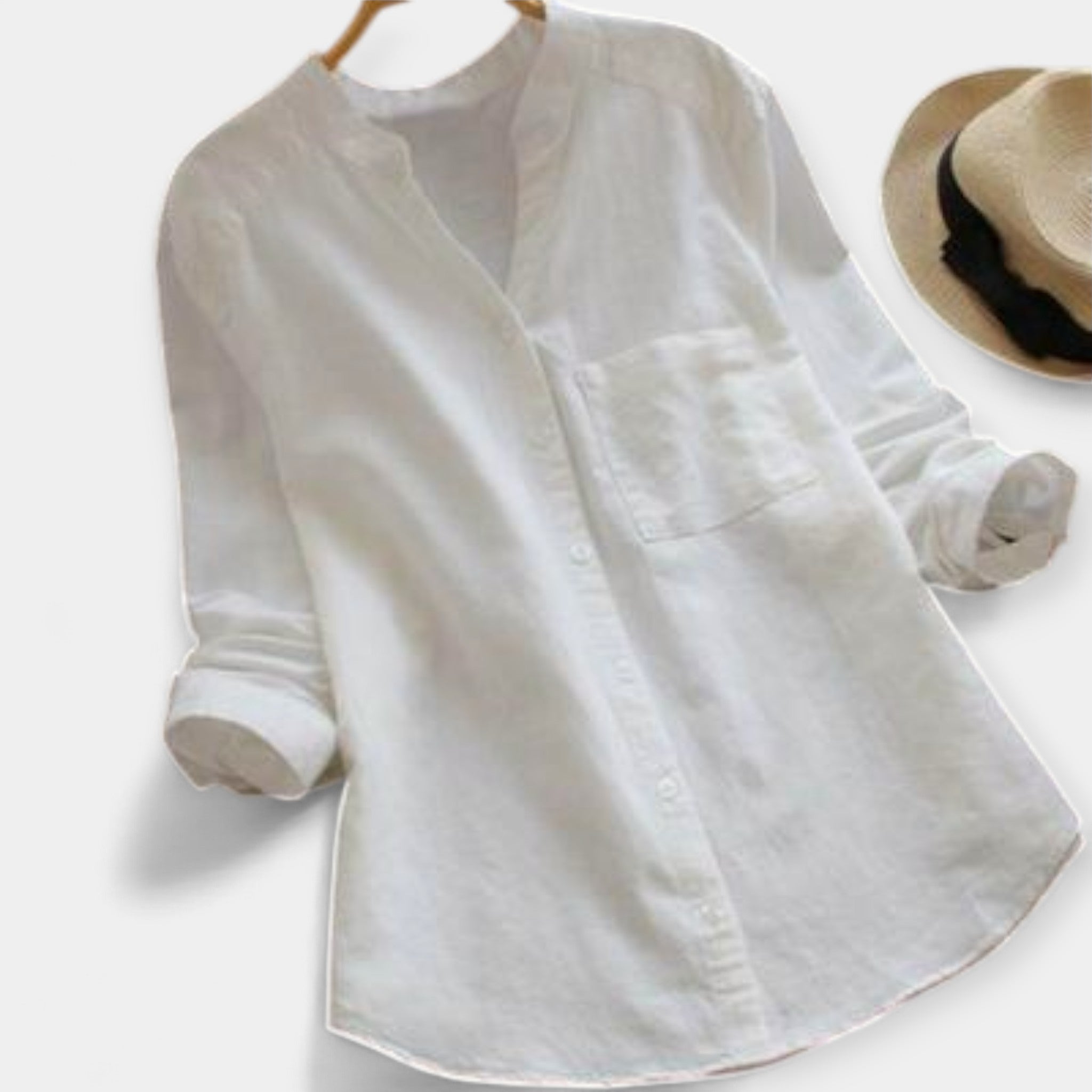 Relaxed Fit Linen Cotton Shirt For Everyday Casual Style
