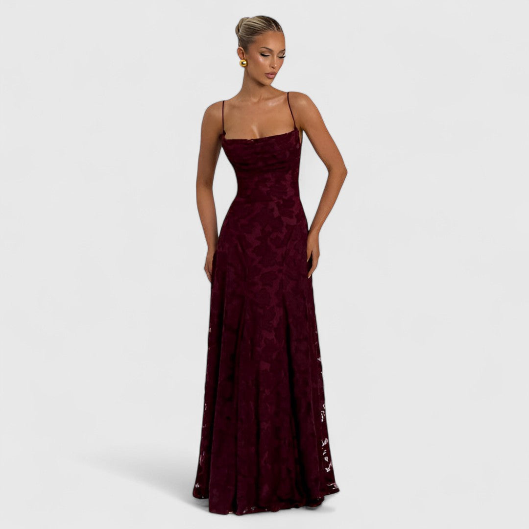 Afroxylia Lace Corseted Evening Dress Timeless Elegance