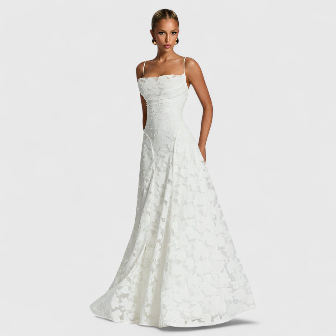 Afroxylia Lace Corseted Evening Dress Timeless Elegance