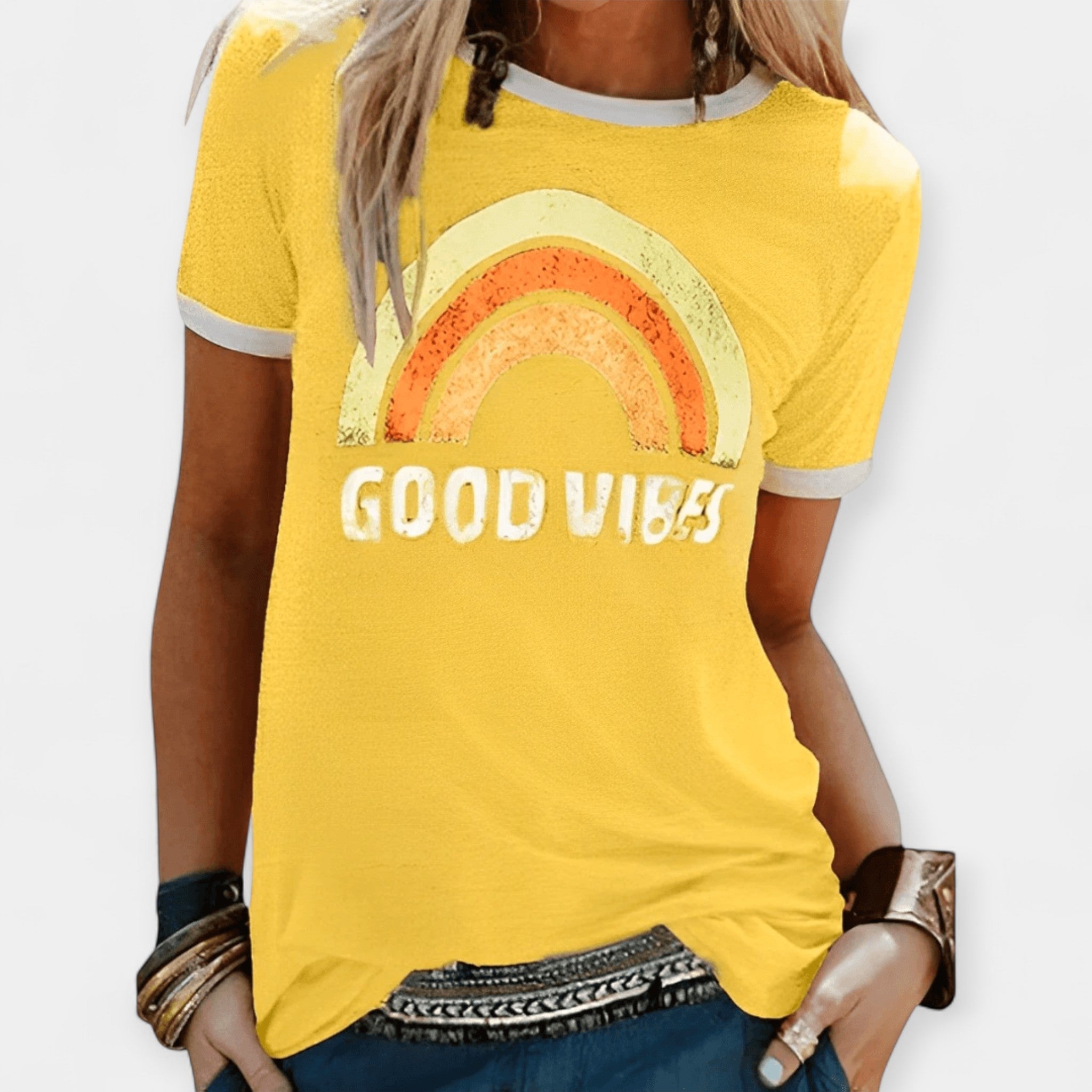 Good Vibes T Shirt Positive Energy Everyday Wear Casual