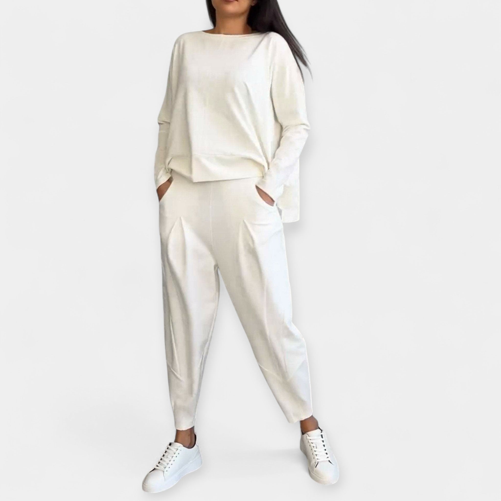 Long Sleeve Set For Everyday Casual Ladies Wear Comfort Fit