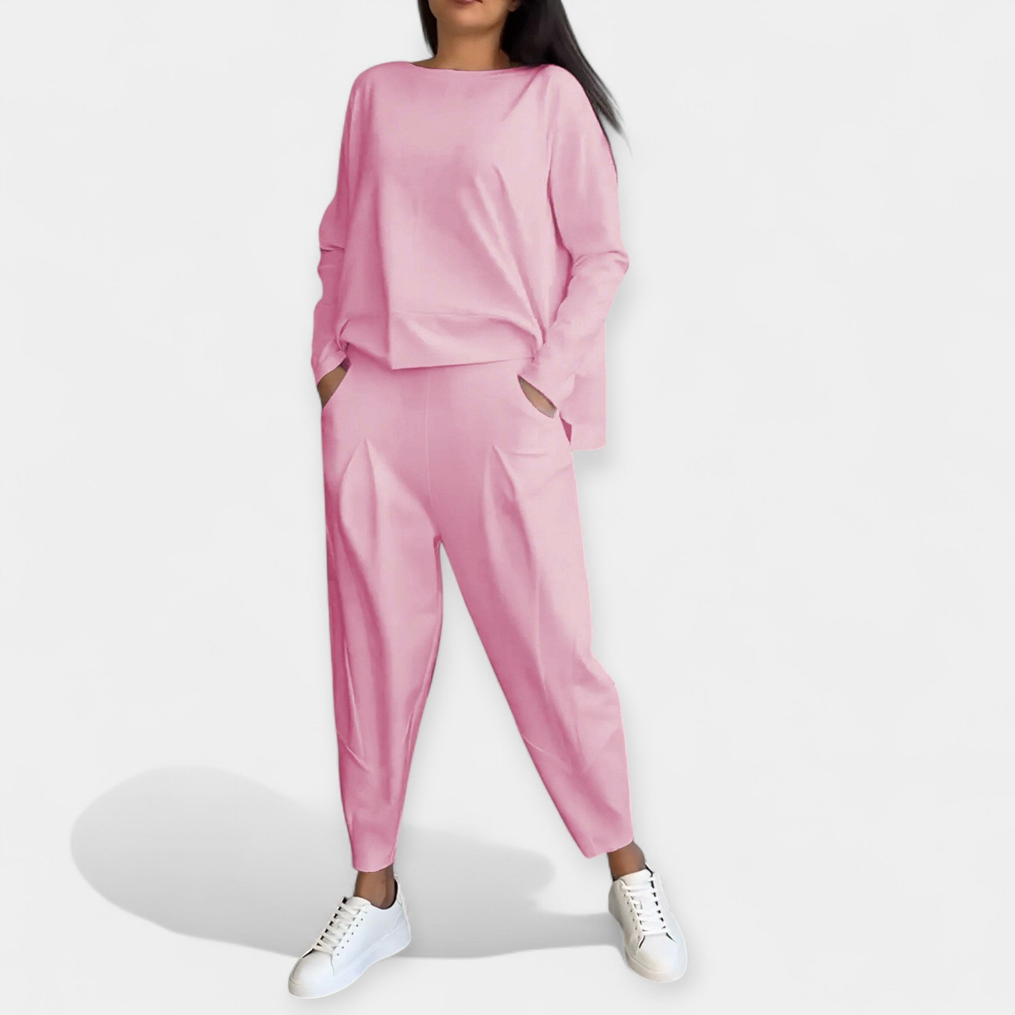 Long Sleeve Set For Everyday Casual Ladies Wear Comfort Fit