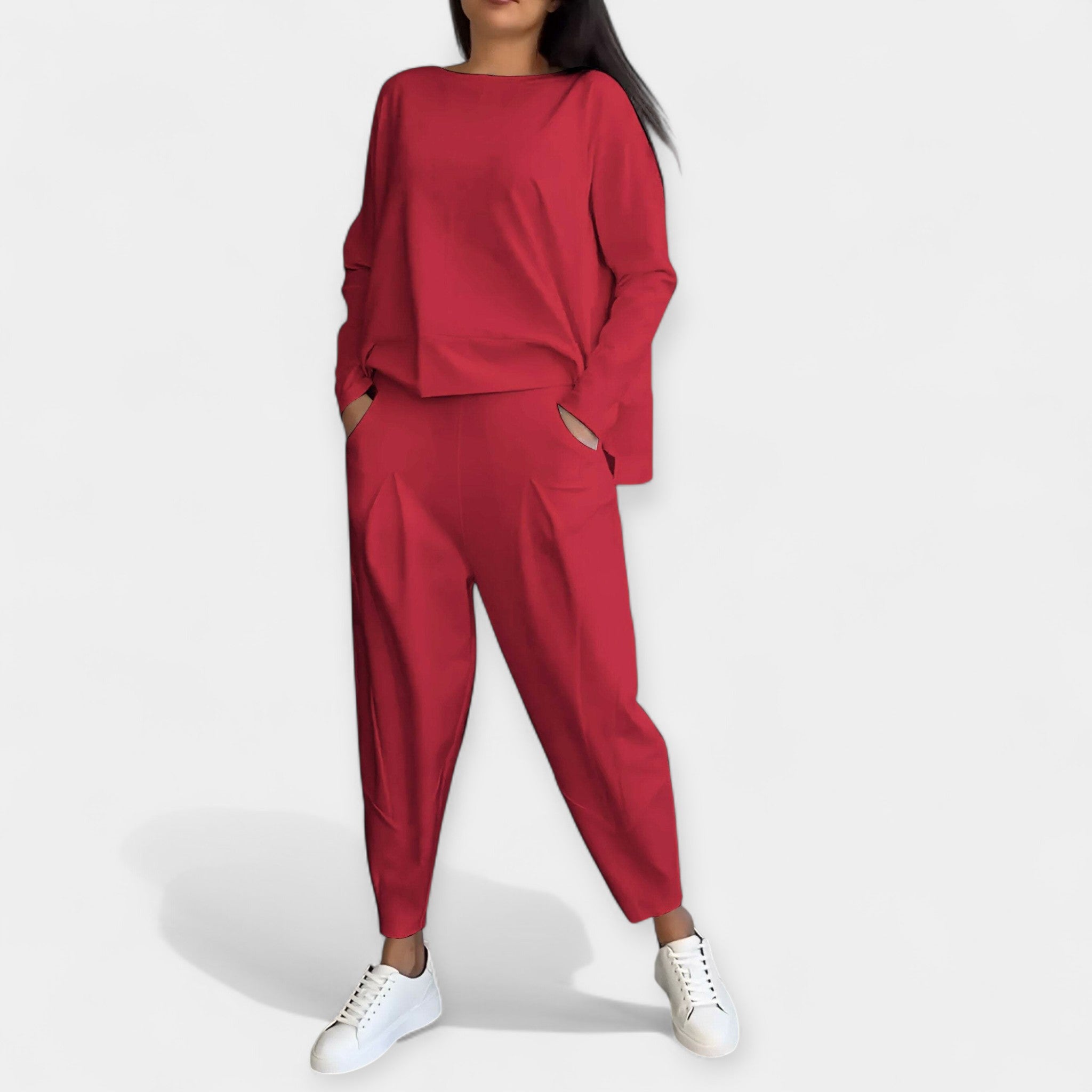 Long Sleeve Set For Everyday Casual Ladies Wear Comfort Fit