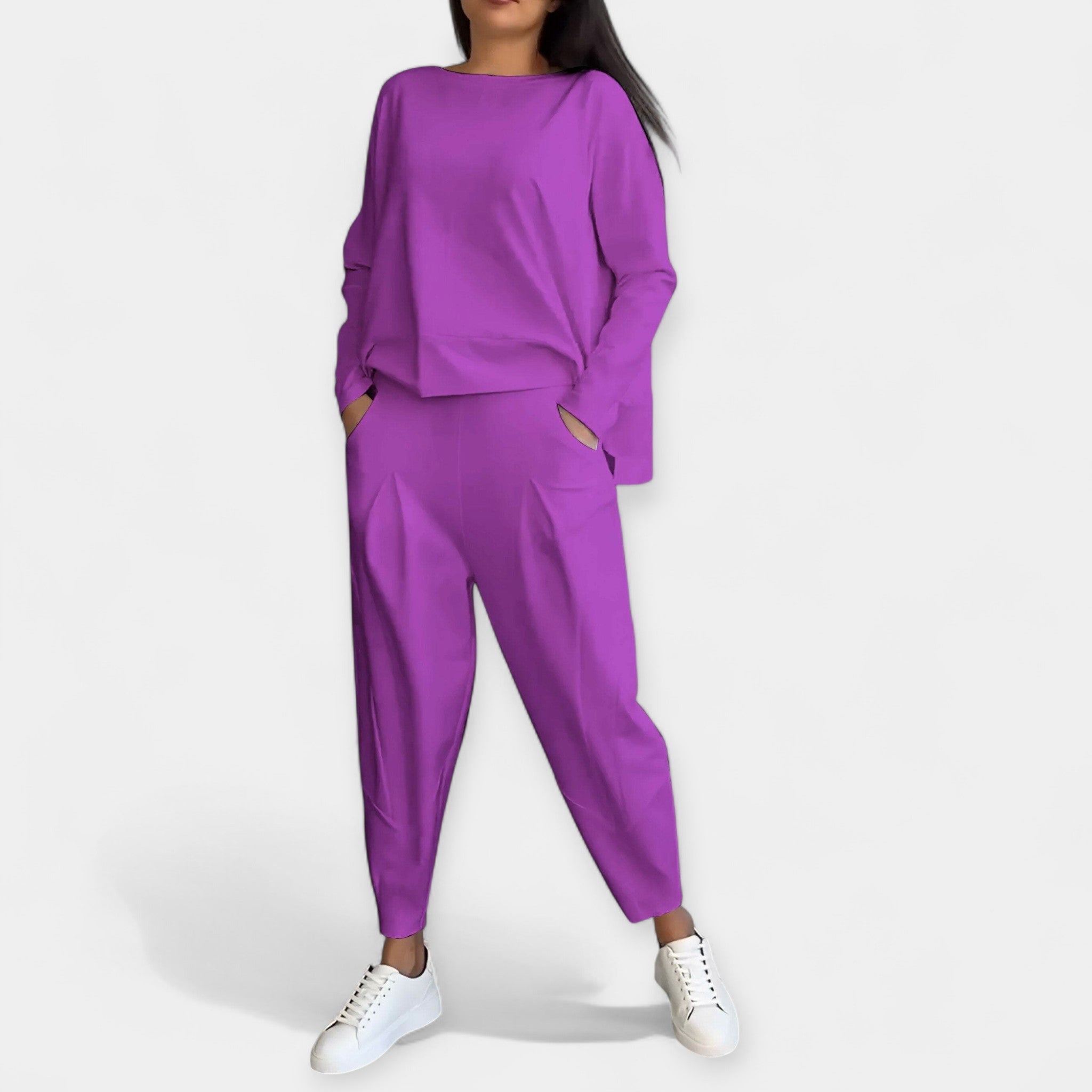 Long Sleeve Set For Everyday Casual Ladies Wear Comfort Fit