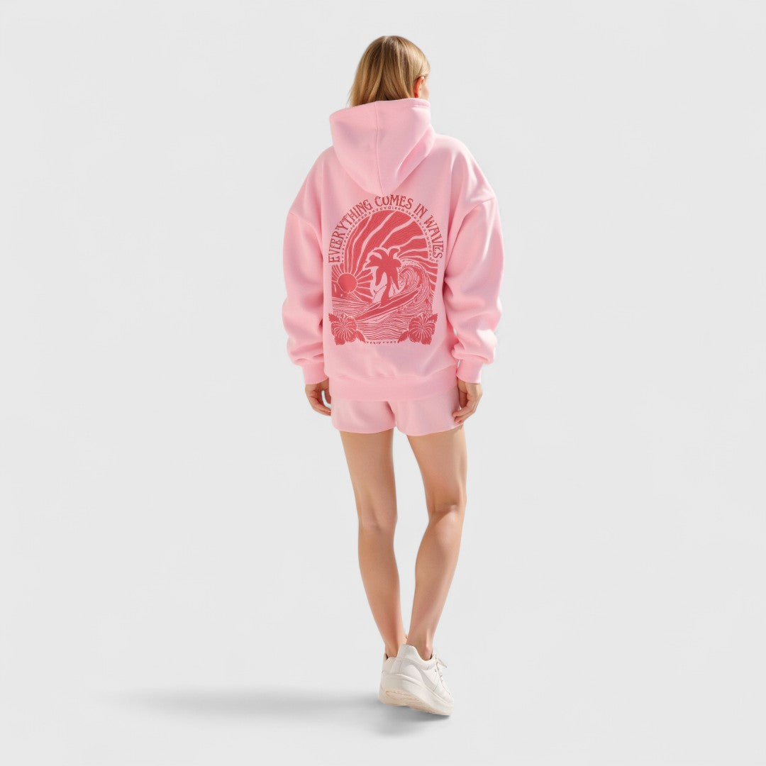 Krystallo Hoodie Embroidered Details For Style Warmth