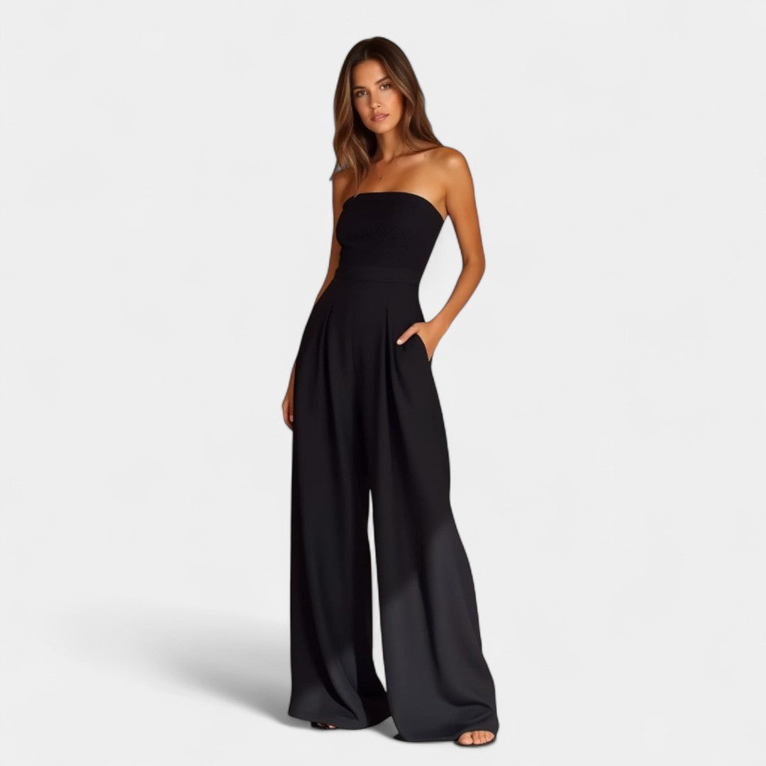 Artemis Elegant Strapless Jumpsuit For Summer Occasions