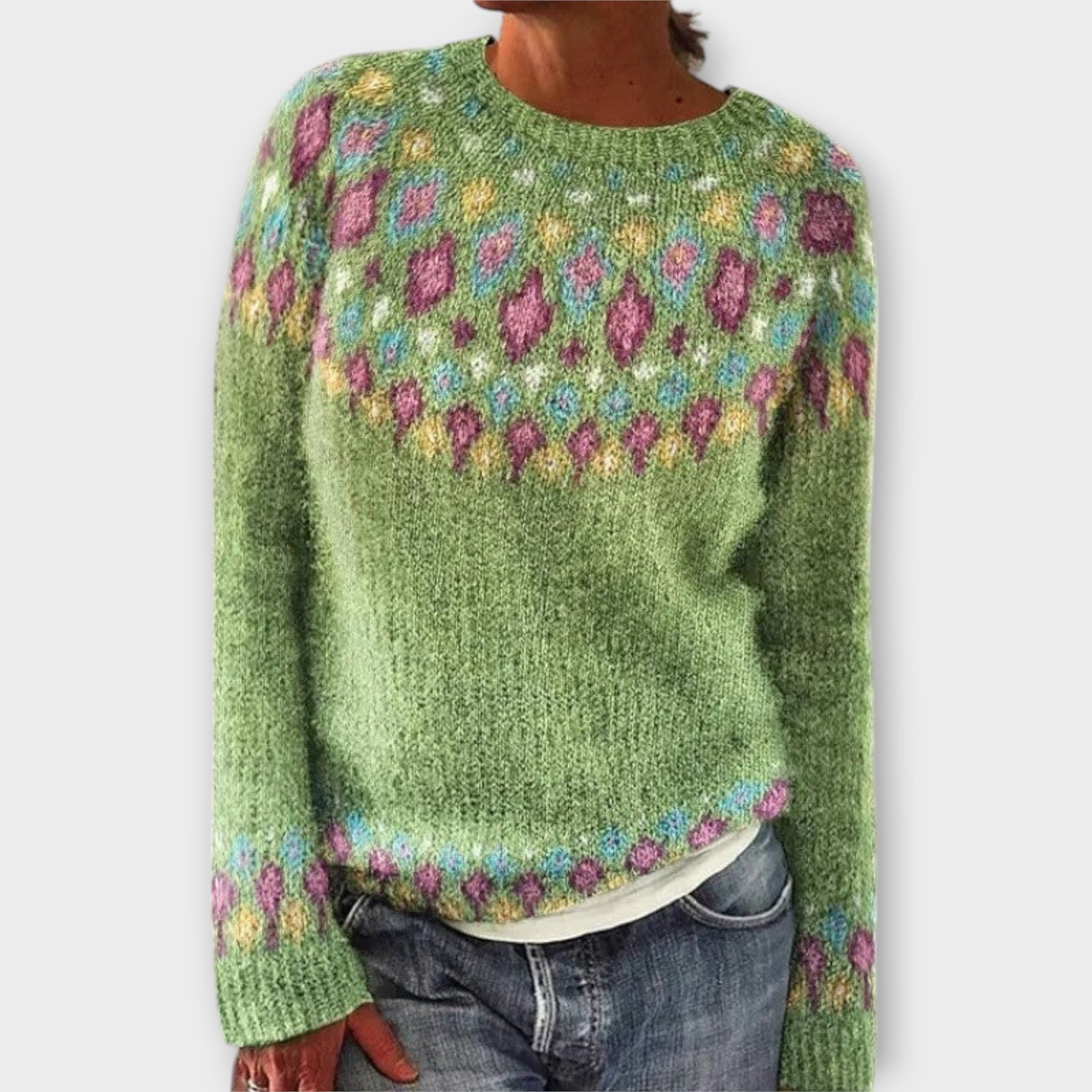 Devyn Cosy Retro Jumper For Women Warm And Stylish Everyday