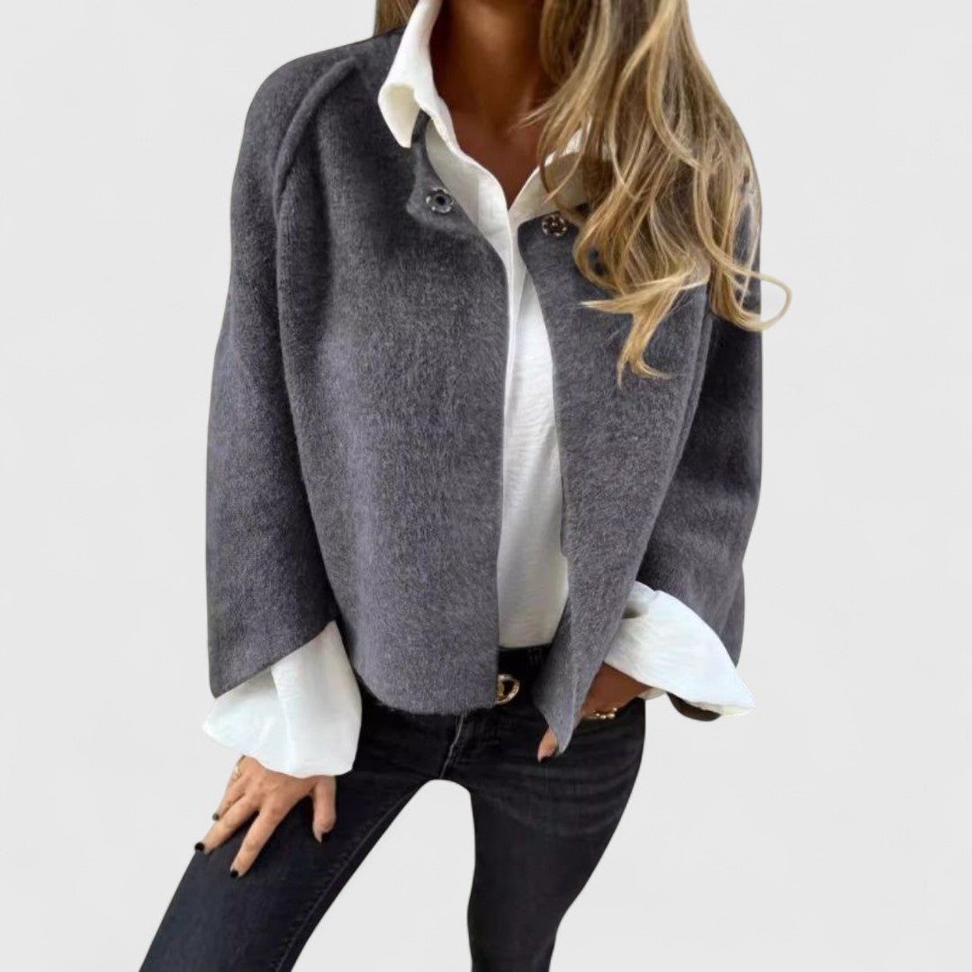 Nora - Short Jacket With Elegant Flared Sleeves