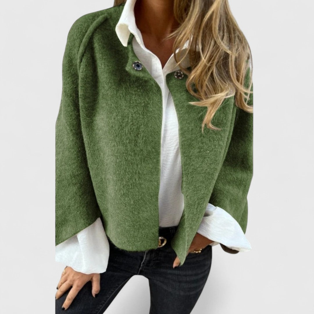 Nora - Short Jacket With Elegant Flared Sleeves