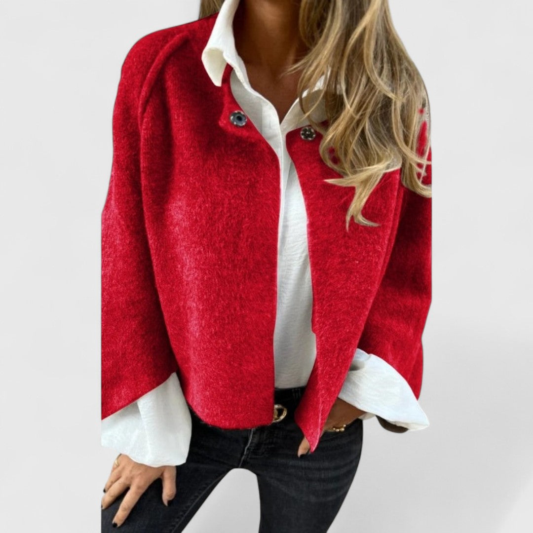Nora - Short Jacket With Elegant Flared Sleeves