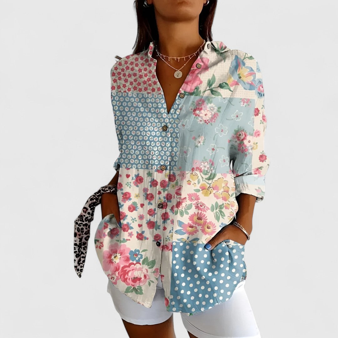 Glykoula Elegant Button Front Shirt For All Occasions