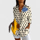White with Black Dots