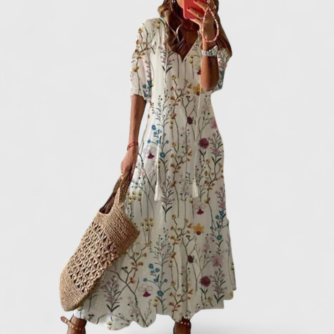 Chrysoula Boho Maxi Dress For Effortless Everyday Elegance