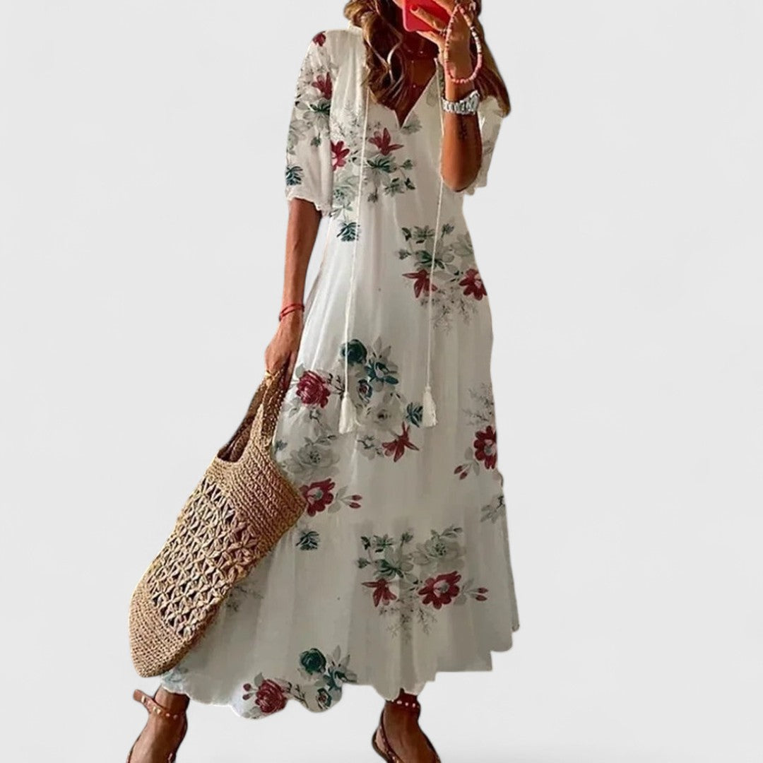 Chrysoula Boho Maxi Dress For Effortless Everyday Elegance