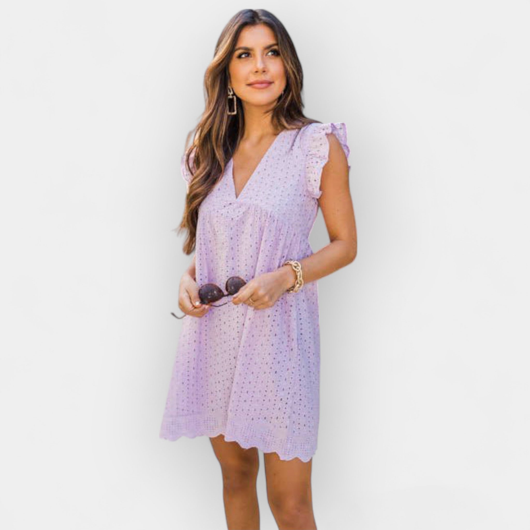 Lightweight Summer Dress With Hidden Shorts And Pockets